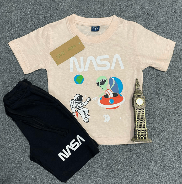Nasa Green Kids Set 03 - Keedlee - boys t-shirt - Bangladesh