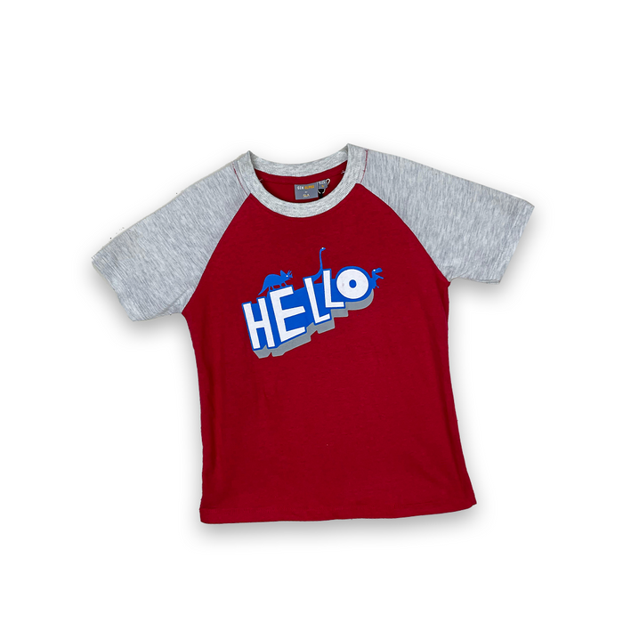 Hello Casual Wear Set - Keedlee - boys short and t-shirt sets - Bangladesh