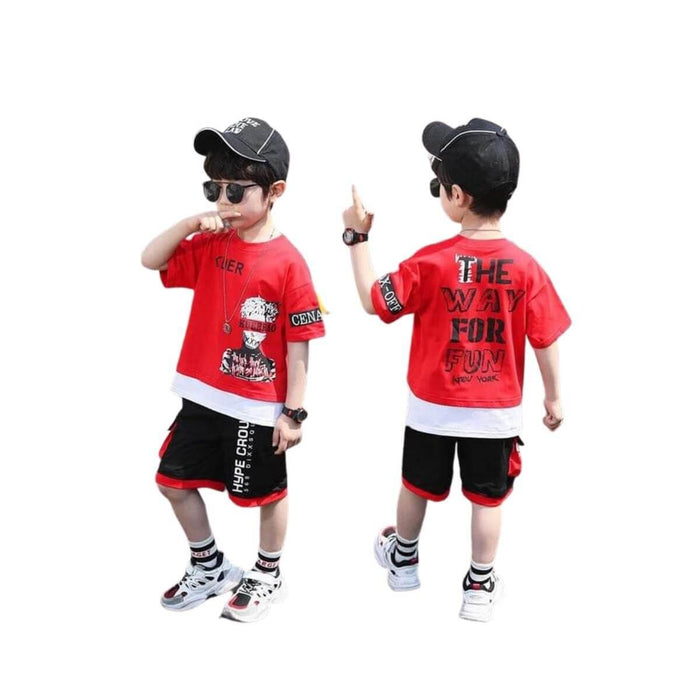 RED KUER - Keedlee - boys t-shirt - Bangladesh