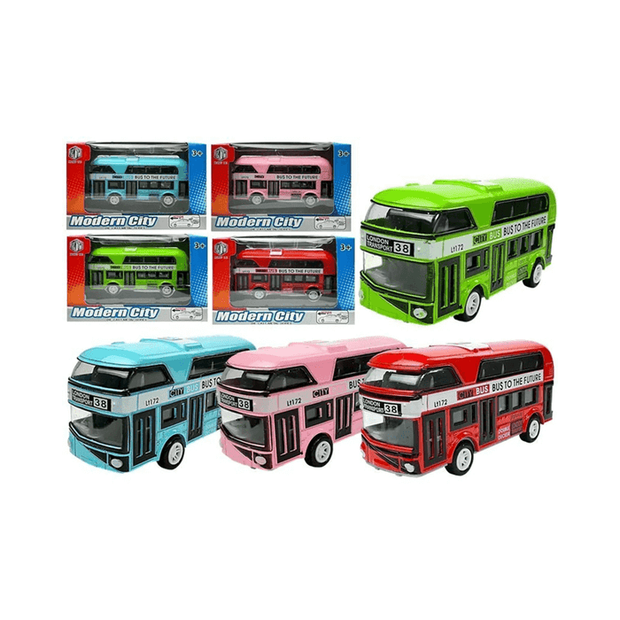 Metal Dubble Daker Bus toy - Keedlee - Toys Cars Trains & Vehicles - Bangladesh