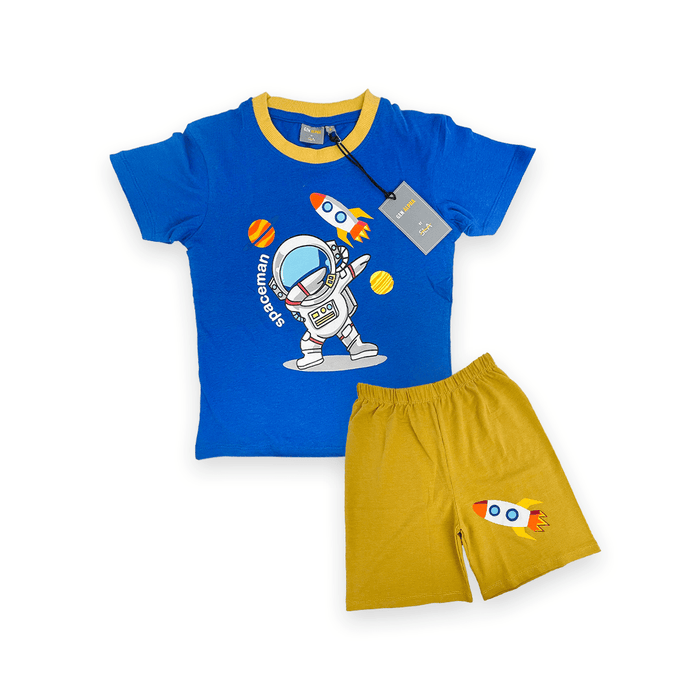 Spaceman Casual Wear - Keedlee - boys short and t-shirt sets - Bangladesh