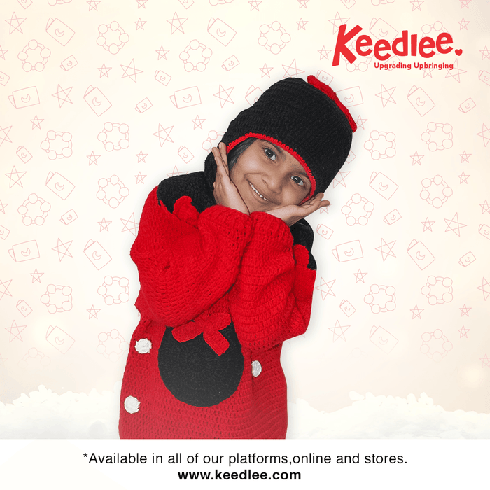 Woolen Minie Mouse Combo Set - Keedlee - Woolen Sweater - Bangladesh