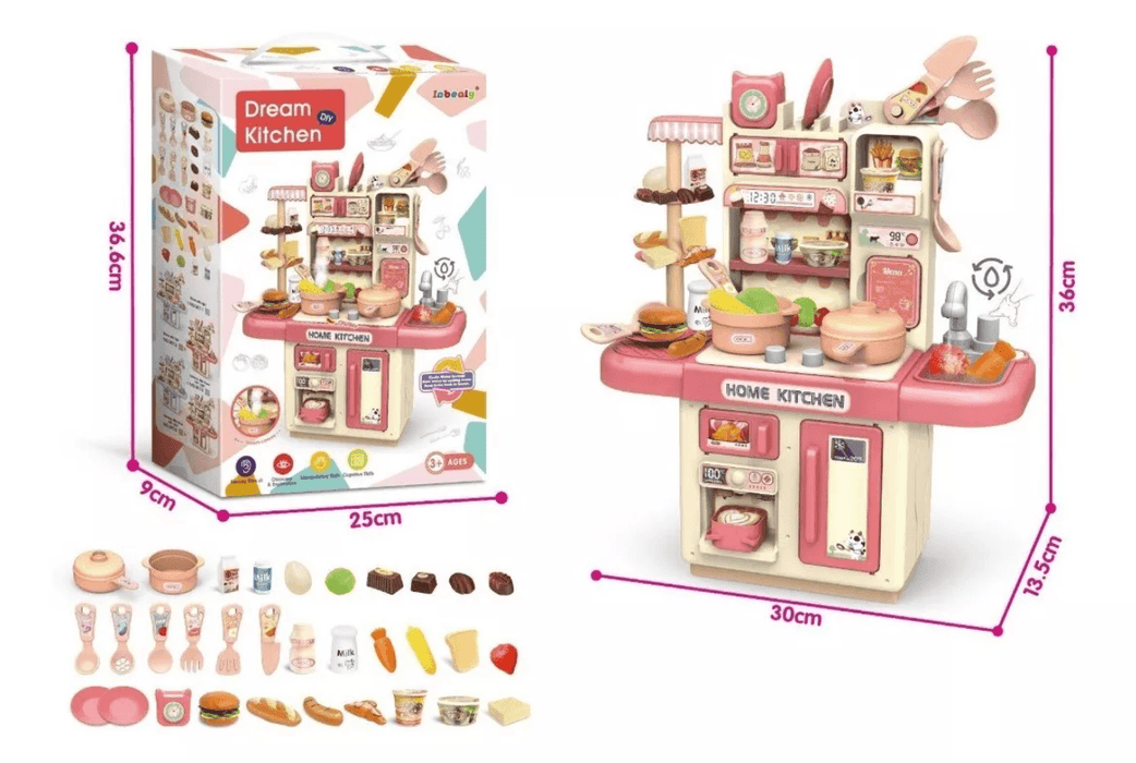 Dream Kitchen36-T- 32pcs - Keedlee - Kitchen toys & Play Food - Bangladesh