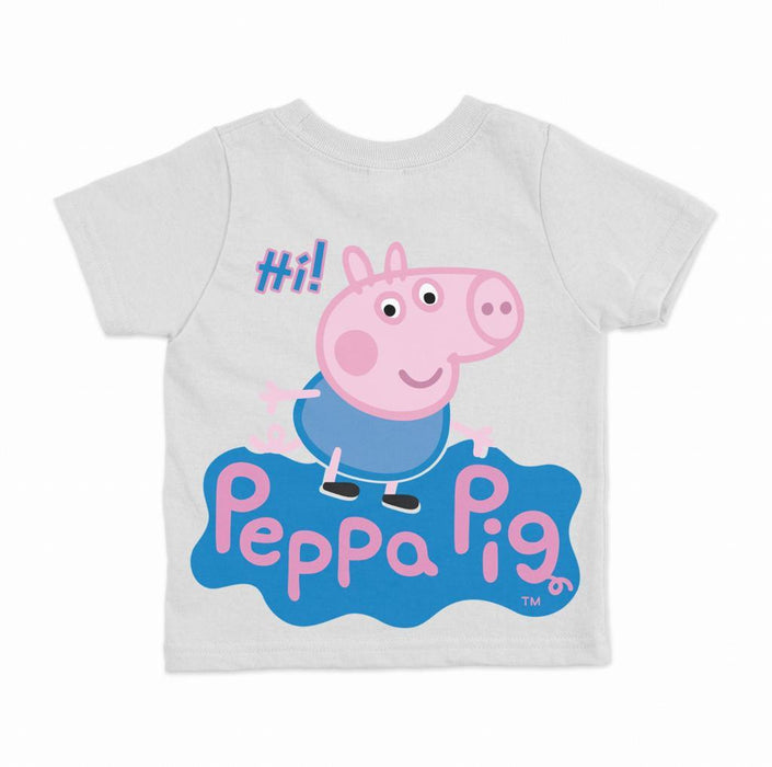 PEPPA PIG OFF WHITE TSHIRT SET - Keedlee - boys short and t-shirt sets - Bangladesh