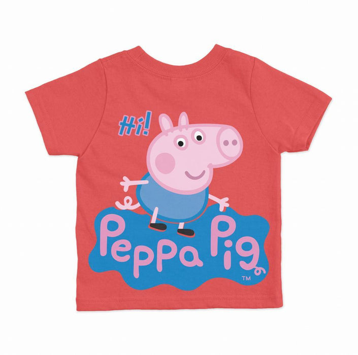 PEPPA PIG ORANGE TSHIRT SET - Keedlee - girls short and t-shirt sets - Bangladesh