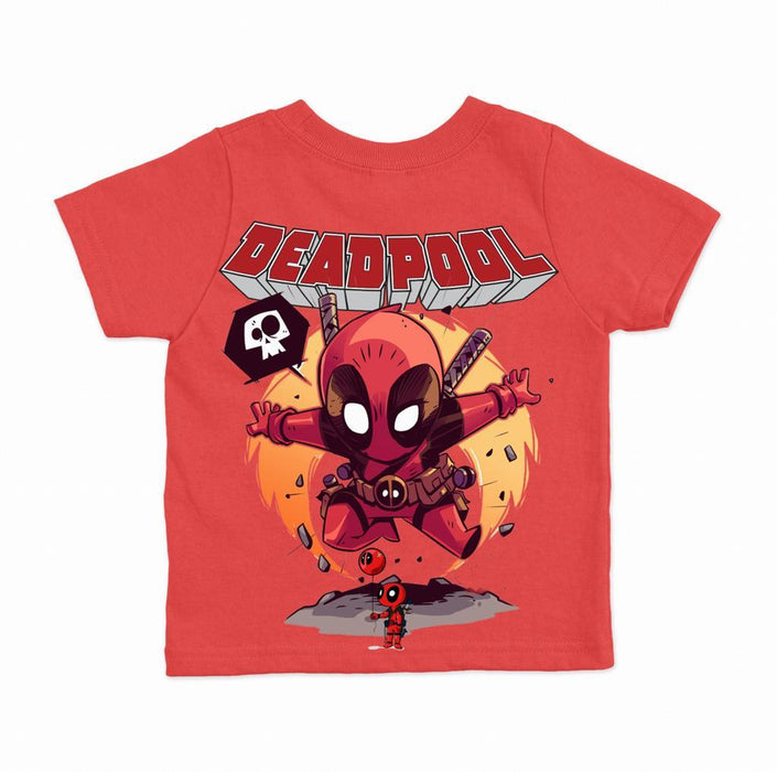 DEADPOOL ORANGE TSHIRT - Keedlee - boys t-shirt - Bangladesh
