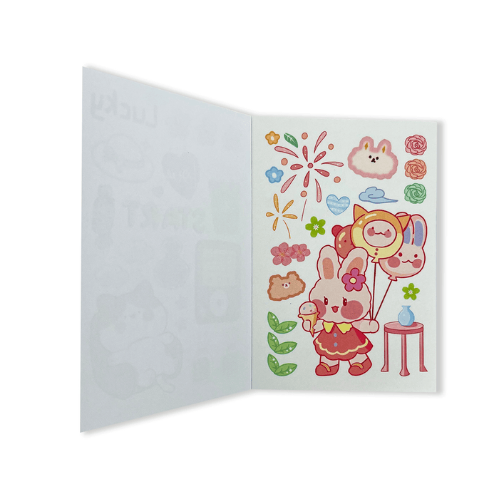 Kawai Rabbit themed Sticker Book - Keedlee - kids Stationery set - Bangladesh