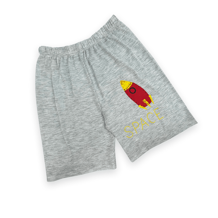 Spaceship Casual Wear Set - Keedlee - boys short and t-shirt sets - Bangladesh