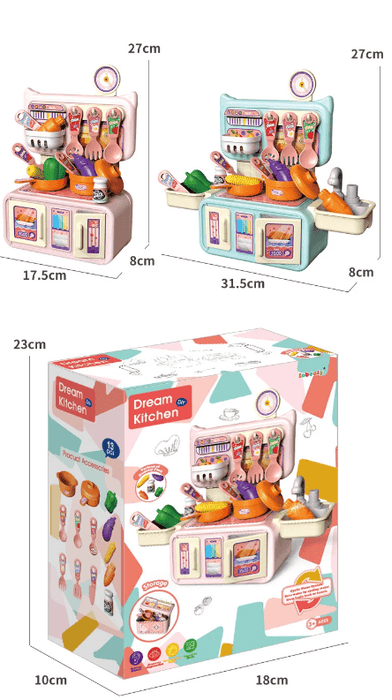Dream Kitchen28-T- 13pcs - Keedlee - Kitchen toys & Play Food - Bangladesh