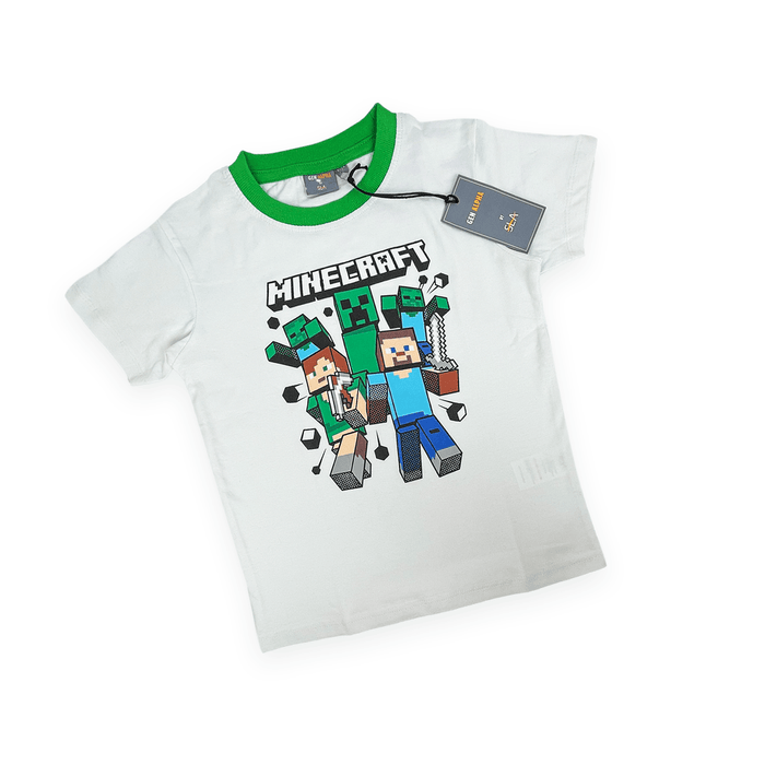Minecraft Casual Wear Set - Keedlee - boys short and t-shirt sets - Bangladesh