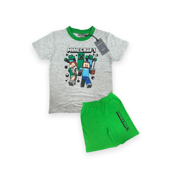 Minecraft Casual Wear Set - Keedlee - boys short and t-shirt sets - Bangladesh
