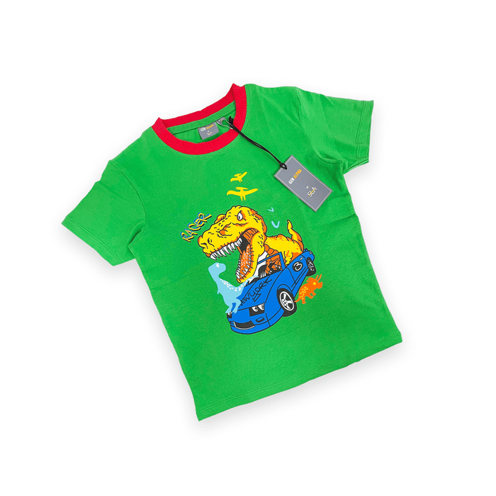 T-rex Casual Wear Set - Keedlee - boys short and t-shirt sets - Bangladesh
