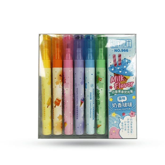 6 pieces Candy flaovoured Set With Stamp - Keedlee