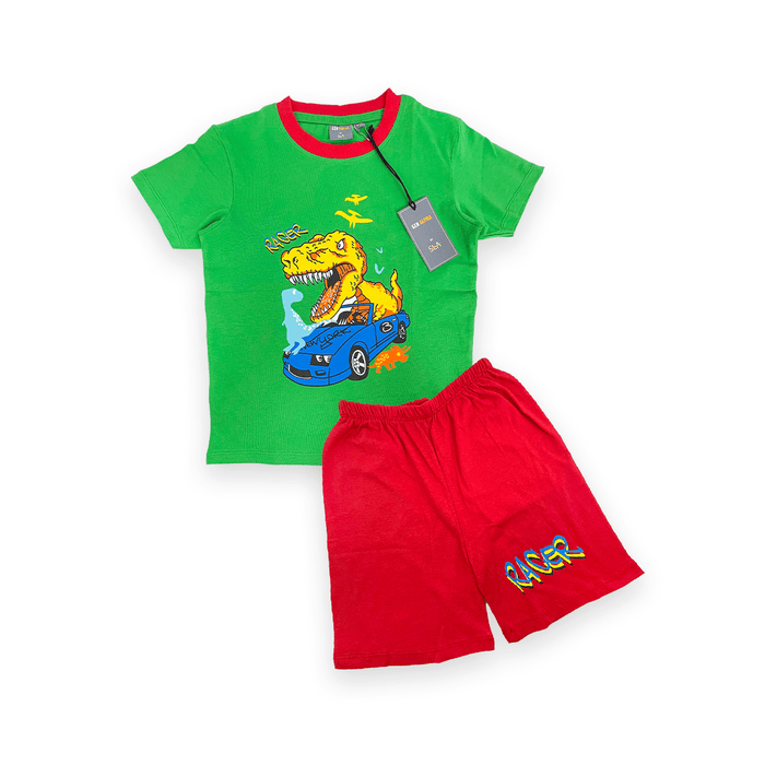T-rex Casual Wear Set - Keedlee - boys short and t-shirt sets - Bangladesh