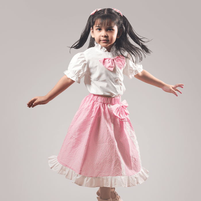 Pink Skirt - Keedlee - GIRLS FASHION - Bangladesh