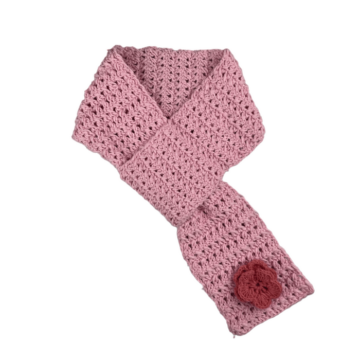 WOOLEN ROSE MUFLER - Keedlee - Woolen Muffler - Bangladesh