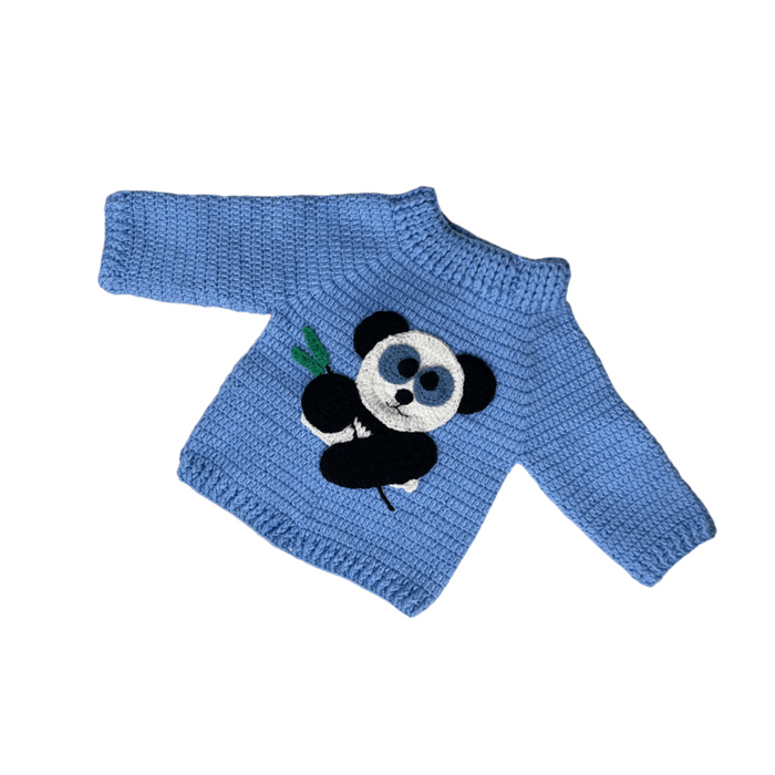 WOOLEN PANDA SWEATER - Keedlee - Woolen Sweater - Bangladesh