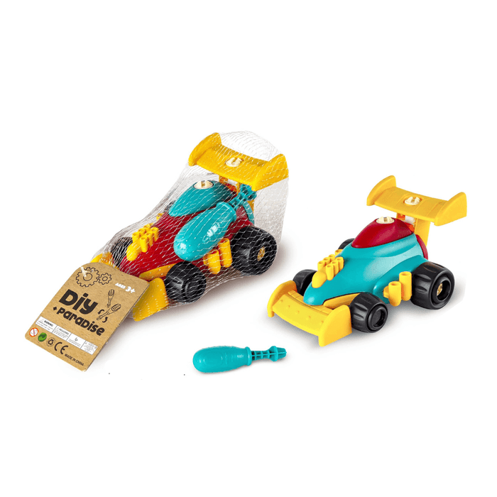 DIY Paradise DIY F1 Assembly Car (2026-B) - Keedlee - Toys Cars Trains & Vehicles - Bangladesh