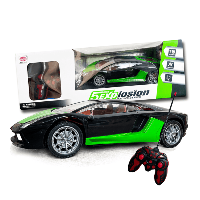 R/C Car 5 Channel 858-384B - Green - Keedlee - Remote Control Car - Bangladesh