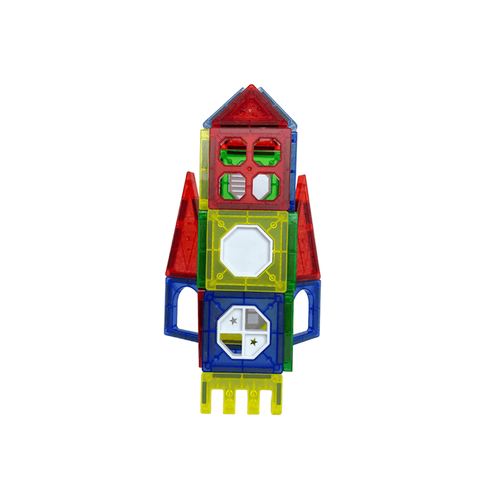 Dezhi Magnet Blocks House (HD381A) - Keedlee - Toys Cars Trains & Vehicles - Bangladesh
