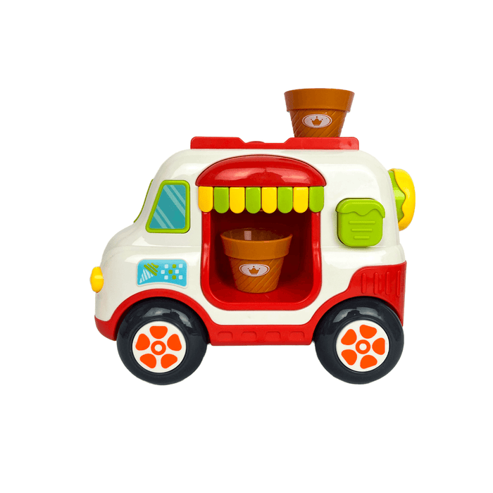 Huanger Ice Cream Truck (HE8065) - Keedlee - Toys Cars Trains & Vehicles - Bangladesh