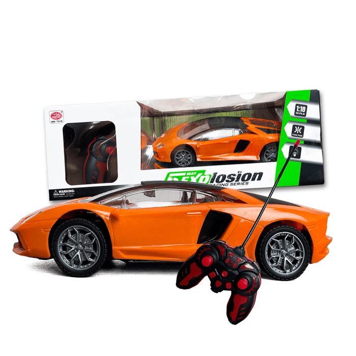 R/C Car 5 Channel 858-384B -Orange - Keedlee - Remote Control Car - Bangladesh