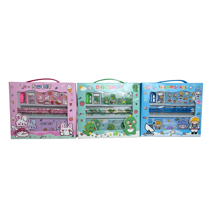 stationary set with pencil box