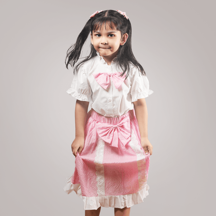 Pink Skirt - Keedlee - GIRLS FASHION - Bangladesh