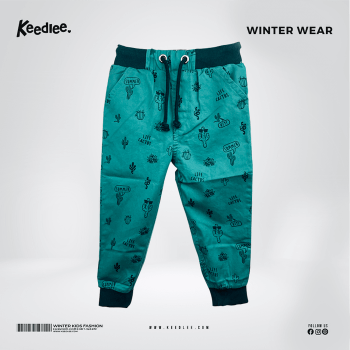 Lite Cactus Kids Joggers - Keedlee - kids Joggers - Bangladesh