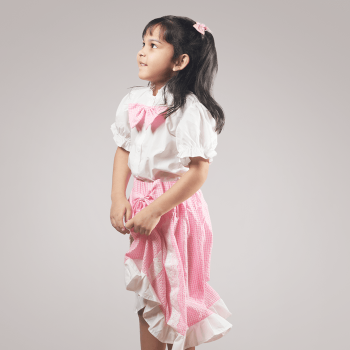 Pink Skirt - Keedlee - GIRLS FASHION - Bangladesh