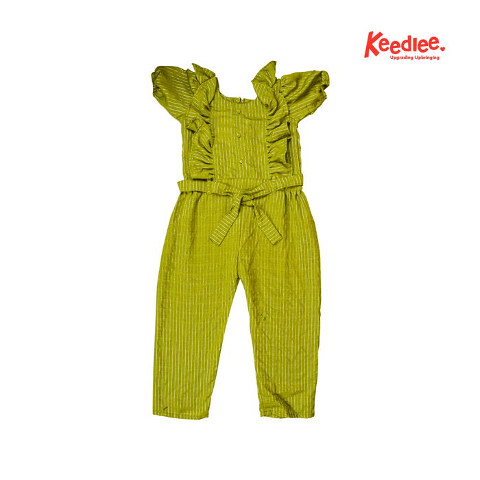 Half sleevless jumpsuit- Lavander and Neon color - Keedlee - little girl Half sleevless jumpsuit - Bangladesh