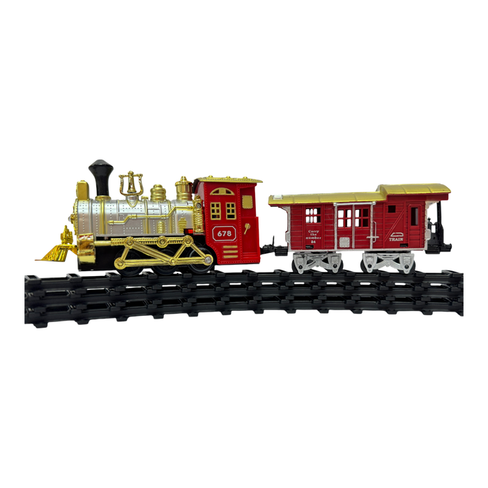 B/O train with smoke
