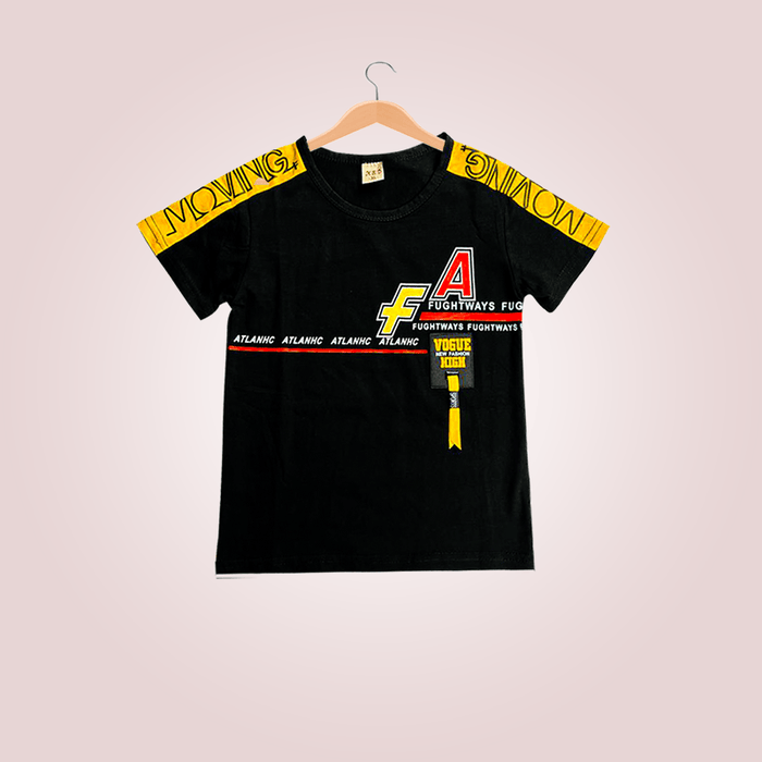 Black yellow t-shirt set - Keedlee - boys t-shirt - Bangladesh