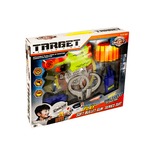 Target Soft Bullet Gun - Keedlee - Toy Guns & Weapons - Bangladesh