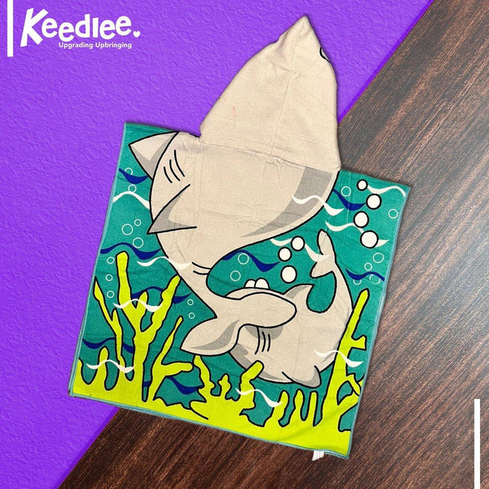 Bath Towel Shark - Keedlee - BATH AND SKIN - Bangladesh