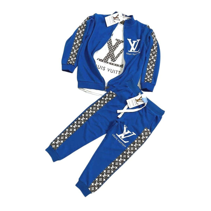 Blue LV Set - Keedlee - boys jacket and Trouser sets - Bangladesh