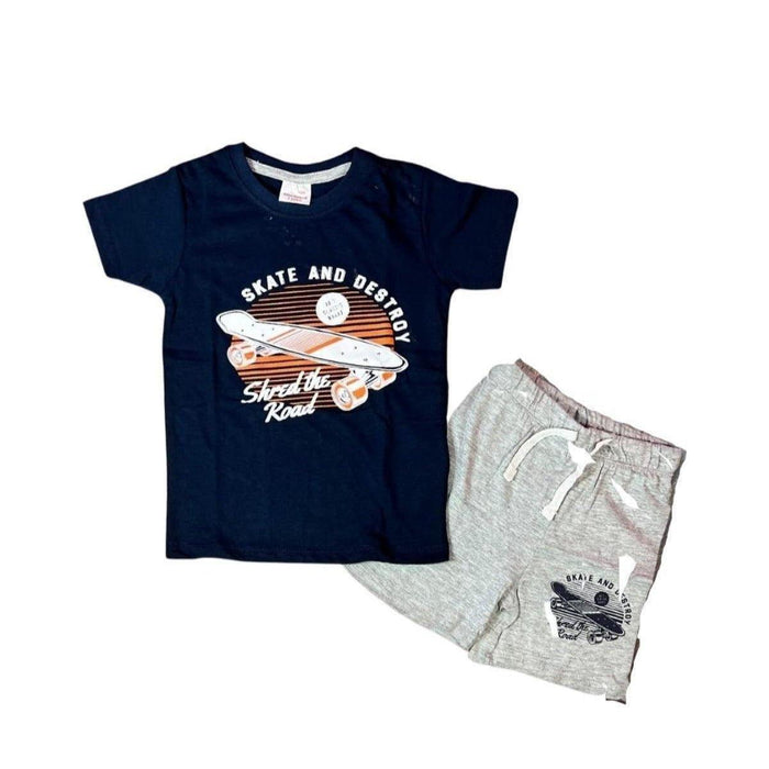 Boys Collection - Black - Keedlee - boys short and t-shirt sets - Bangladesh