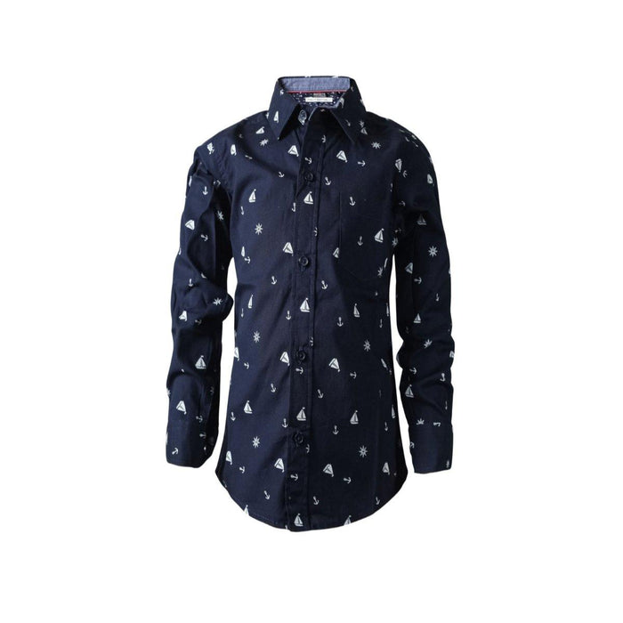 Boys Shirt FS- Blue Star - Keedlee - BOYS FASHION - Bangladesh