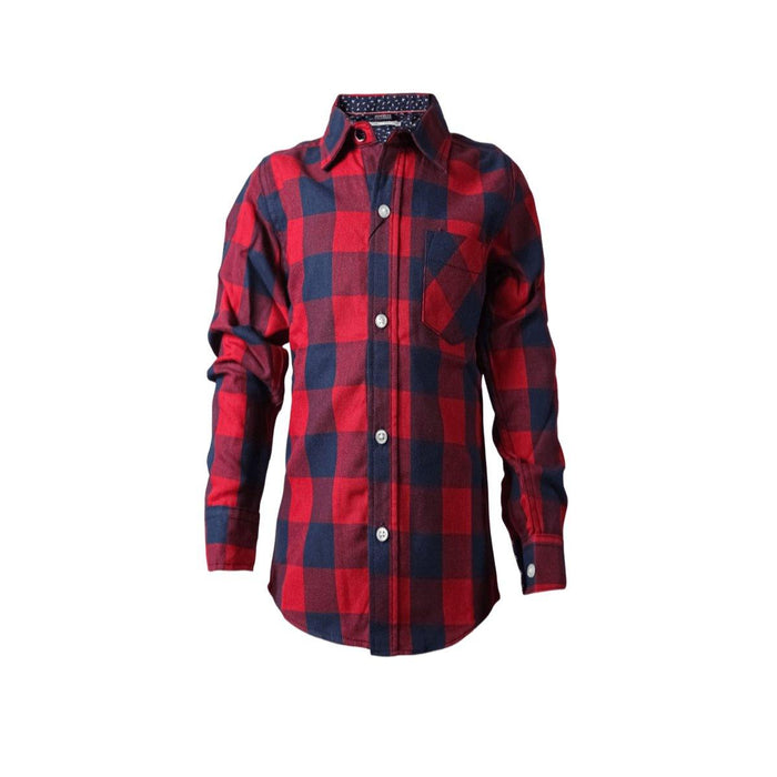 Boys Shirt FS- Red/ Blue CK - Keedlee - BOYS FASHION - Bangladesh