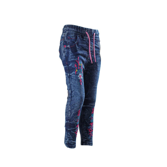 Girls Denim Joggers - Keedlee - Girls Denim Joggers - Bangladesh
