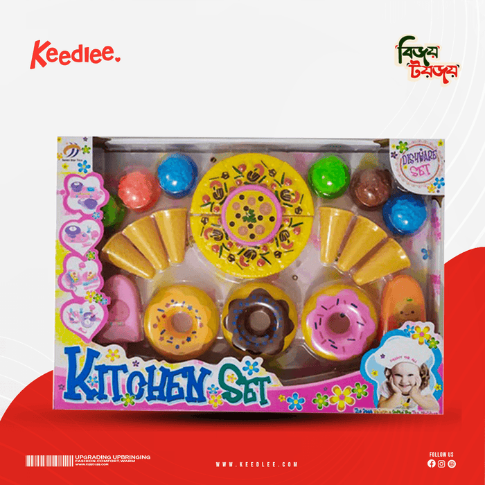 Donut, Ice Cream Kitchen Set - Keedlee - Donut, Ice Cream Kitchen toy Set - Bangladesh