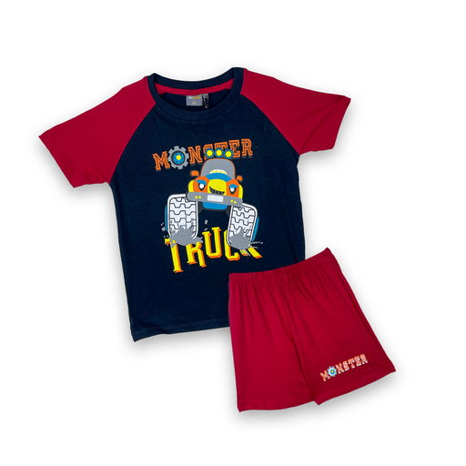 Monster Truck Casual Wear Set - Keedlee - boys short and t-shirt sets - Bangladesh