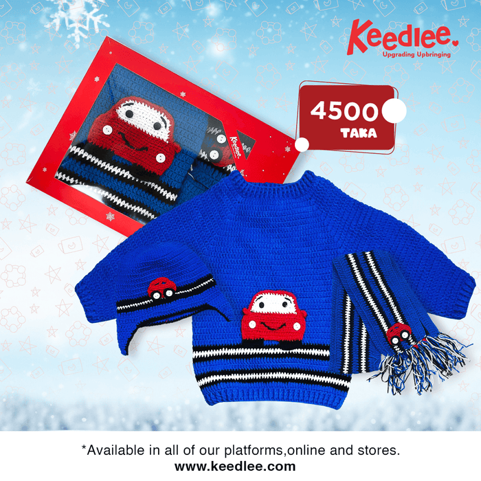 Woolen Car Combo Set - Keedlee - Woolen Sweater - Bangladesh