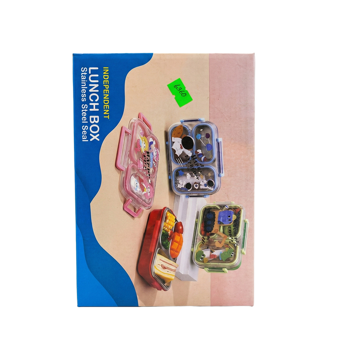 TIFFIN BOX 3 CHAMBER 600ML