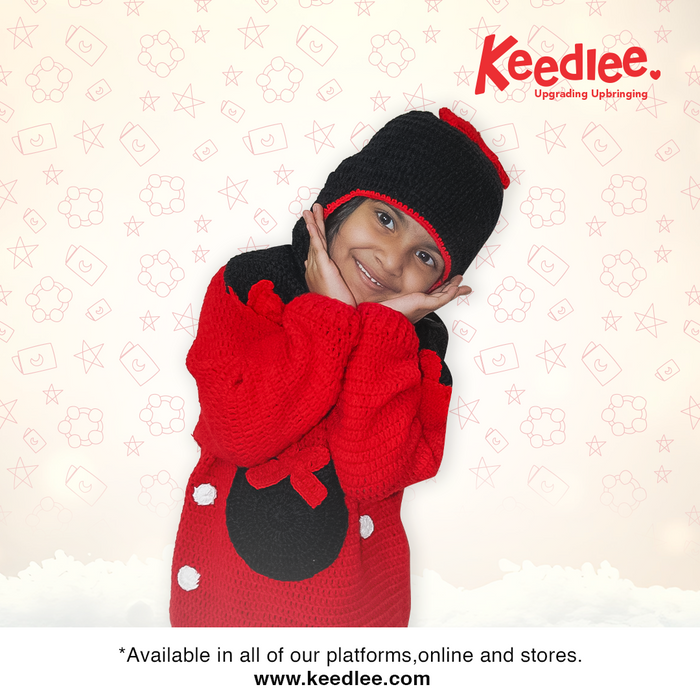 Woolen Minie Mouse Combo Set - Keedlee - Woolen Sweater - Bangladesh