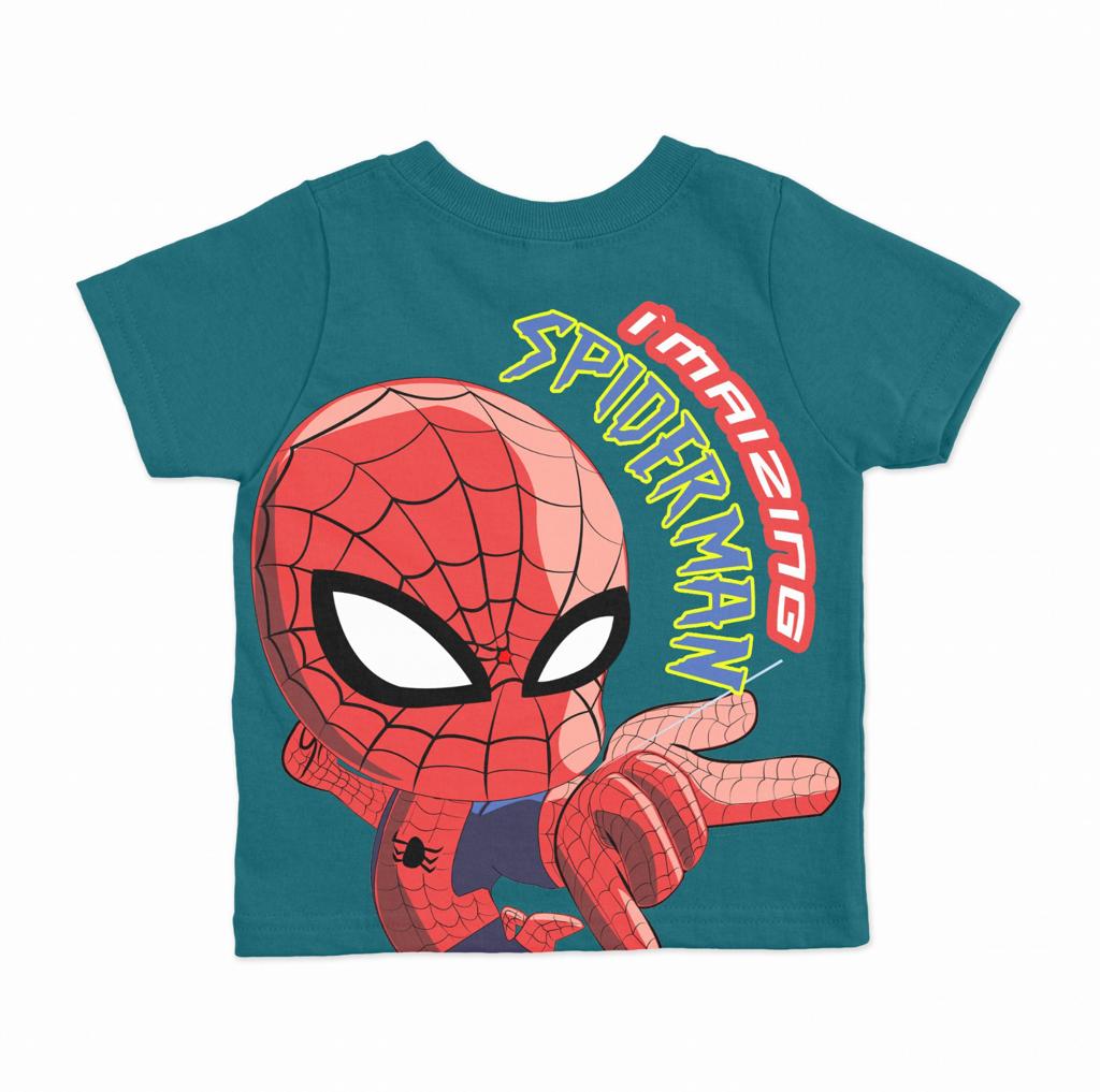 SPIDERMANB GREEN TSHIRT