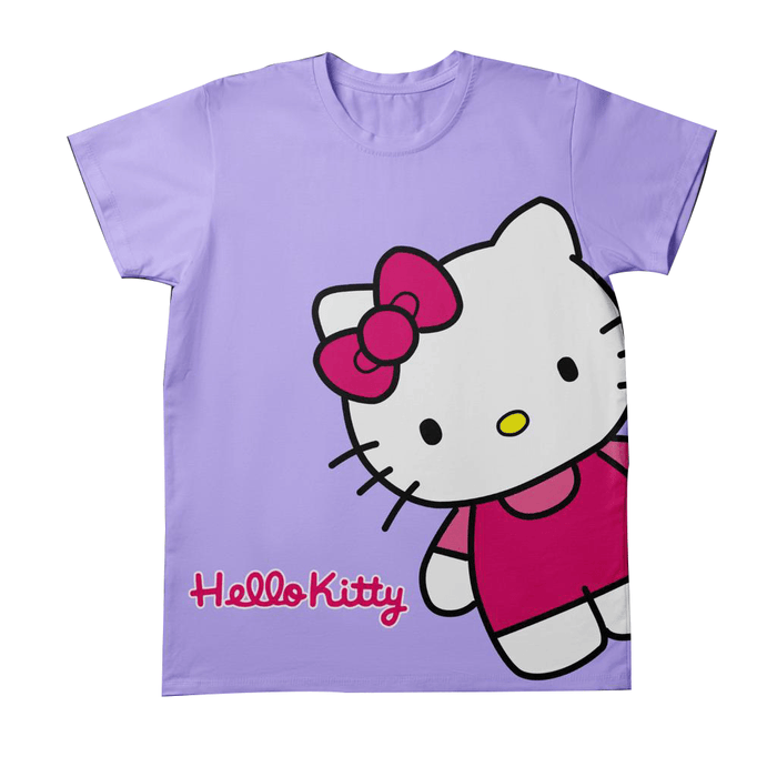 HELLO KITTY D.PURPLE TSHIRT - Keedlee - girl t-shirt - Bangladesh