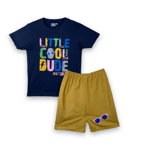 DUDE CASUAL T-SHIRT SET - Keedlee - boys short and t-shirt sets - Bangladesh