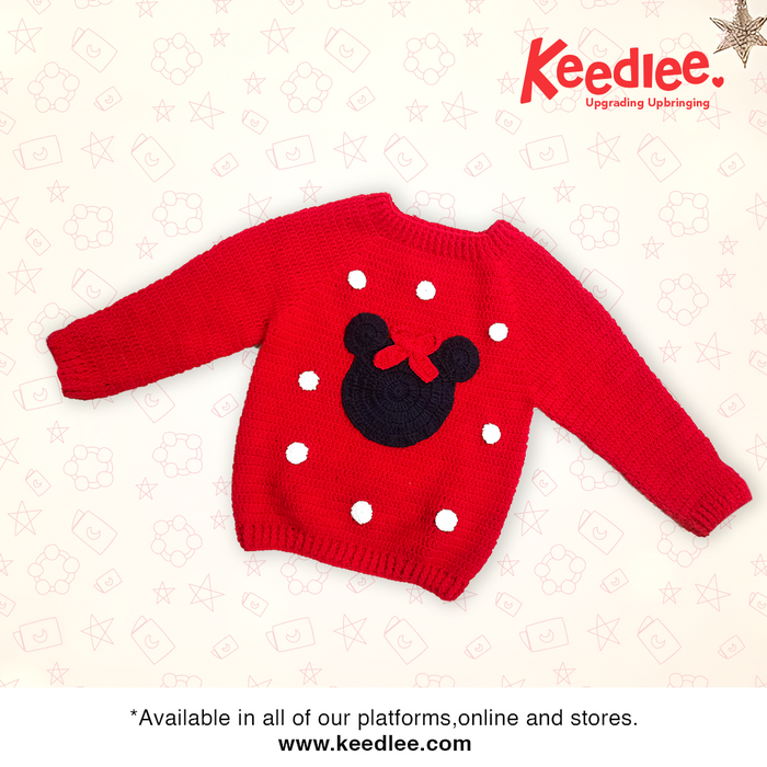 Woolen Minie Mouse Combo Set - Keedlee - Woolen Sweater - Bangladesh