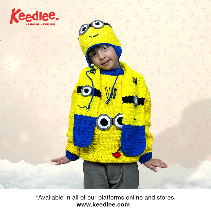 Woolen Minion Combo Set - Keedlee - Woolen Sweater - Bangladesh